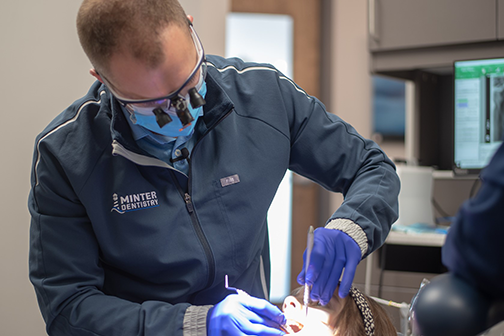 Man doing oral sedation dental care in Canton, OH
