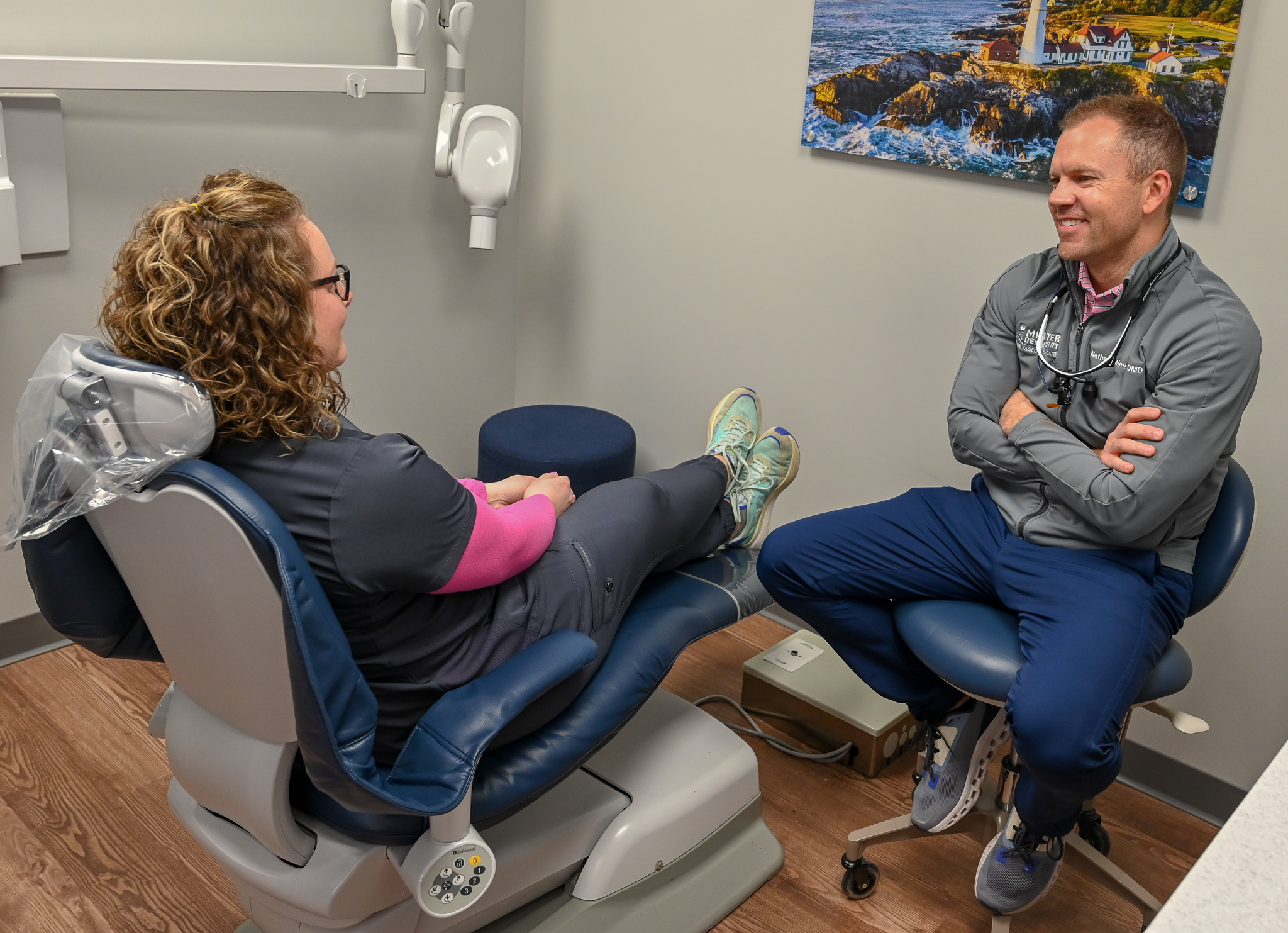 Man doing oral sedation dental care in Canton, OH