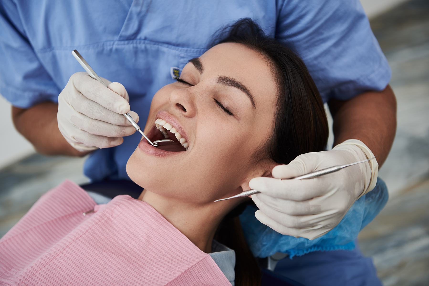 Man doing oral sedation dental care in Canton, OH